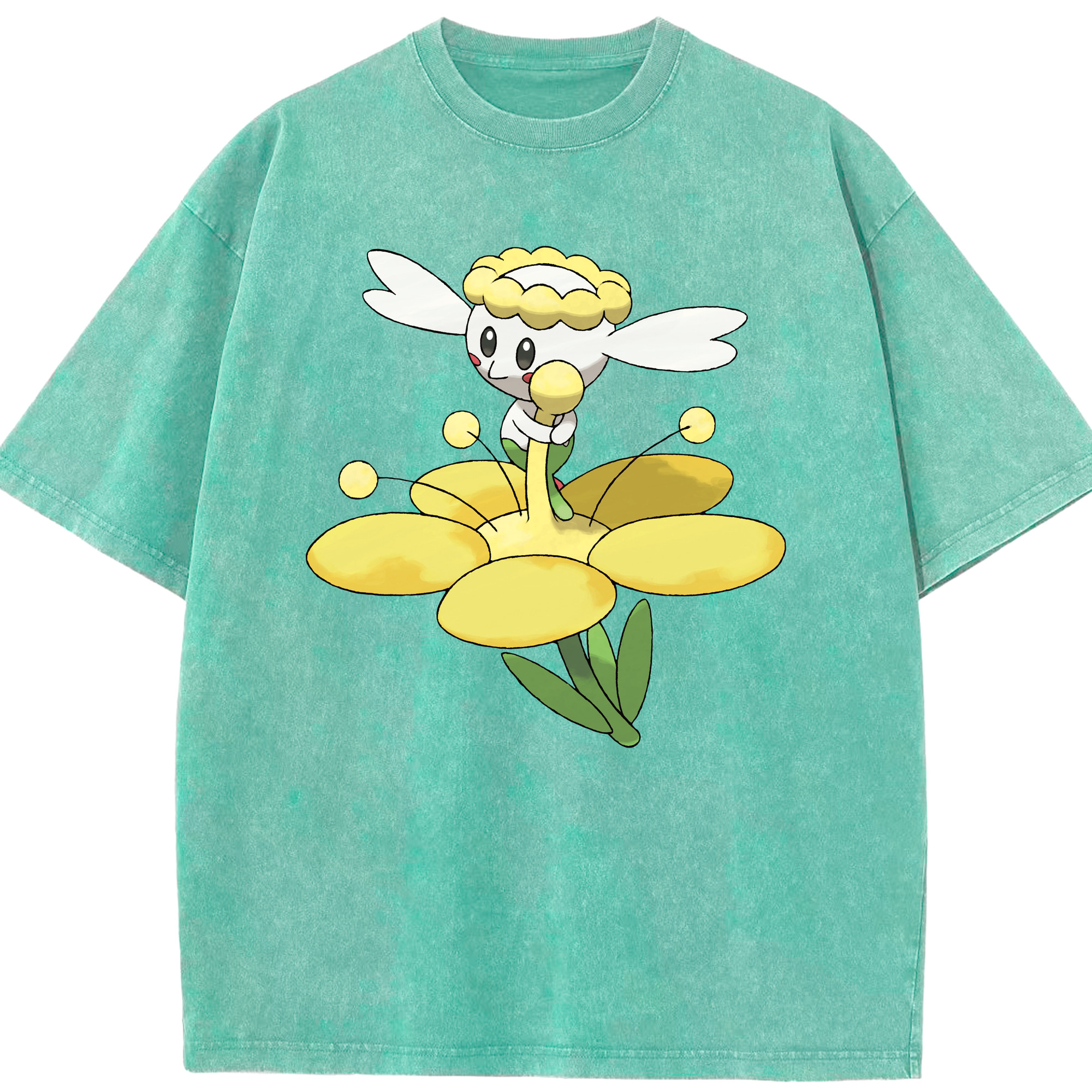 （画像用） ポケットモンスター Pokémon 綿100% ヴィンテージ風 半袖Tシャツ（フロントプリント）